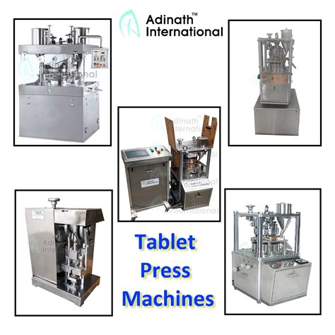 Types of Tablet Press Machines - Adinath International