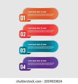 Creative Infographic Banner Template Collection Isolated Stock Vector ...