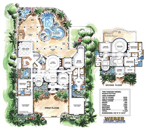 Mansion! | Tuscany house, Luxury house plans, Tuscan house plans