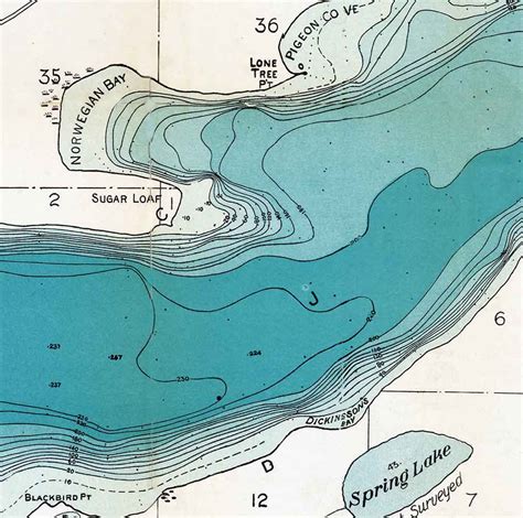 1898 Map of Green Lake Wisconsin | Etsy