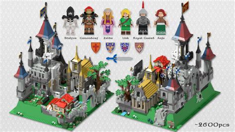 LEGO Ideas user brings another The Legend of Zelda Hyrule Castle model ...