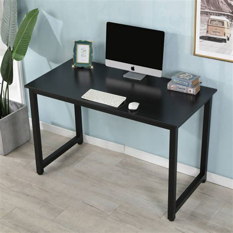 Clearance!Laptop Desks for Small Spaces, 47" Modern Wooden Computer ...