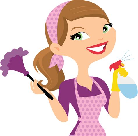 Cleaning Lady Cartoon Clipart - Full Size Clipart (#3351617) - PinClipart