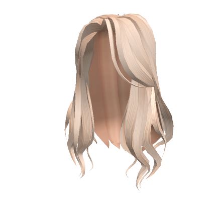 Wavy Blonde Voluminous Hair - Roblox | Black hair roblox, Blonde wavy ...