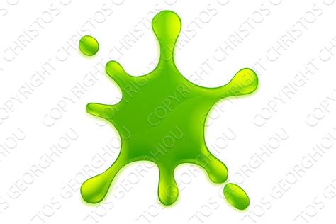 Slime Green Goo Messy Blobs Splat | Slime, Splat, Drip design