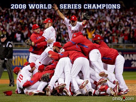 2008 World Series Champions | Phillies, Philadelphia phillies baseball ...