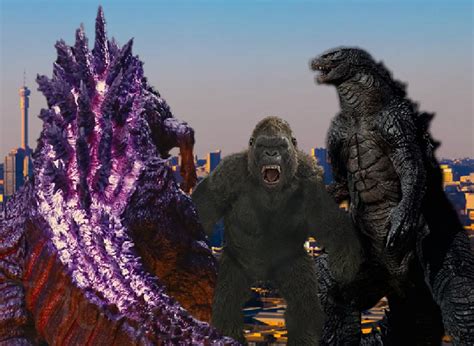 Shin Godzilla vs Legendary Godzilla & King Kong Godzilla Vs, King Kong ...