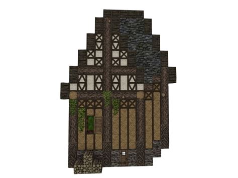 House pixel-art #WeAreConquest Minecraft Map