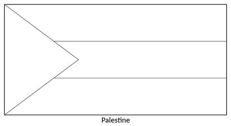 Flag Of Palestine (colouring Page).svg - Coloring Home