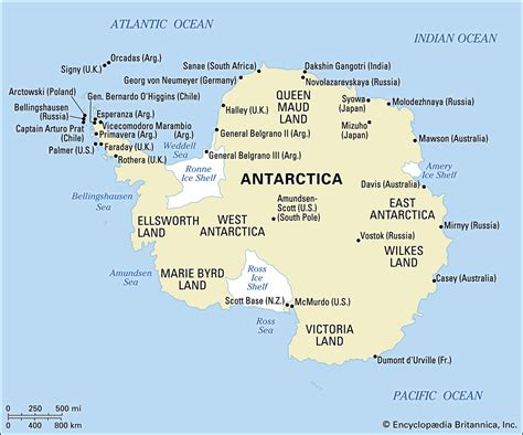 Map Of Antarctic Stations - Map Of New Hampshire