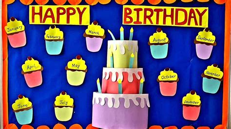 Happy Birthday Bulletin Board Printables