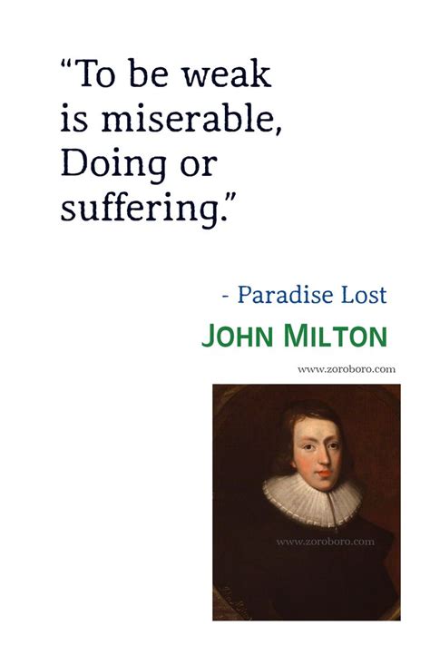 John Milton: Quotes and Poetry