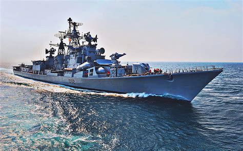 INS Rana, D52, destroyers, warships, Indian Navy, Rajput-class ...