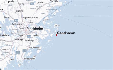 Sandhamn Sweden Area Map