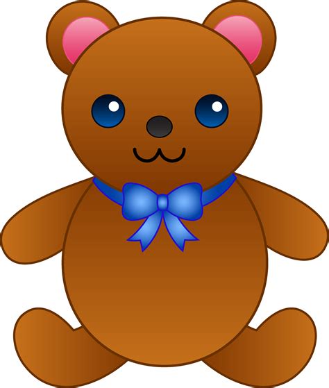 Teddy Bear With Blue Bow Tie | Clipart Panda - Free Clipart Images