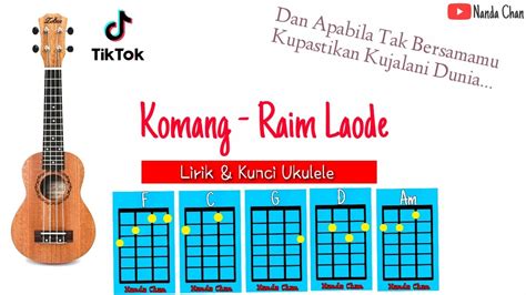 Komang - Raim Laode | Cover Ukulele Senar 4 | Lirik & Kunci Ukulele ...