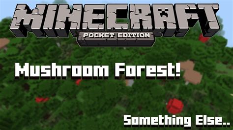 Minecraft PE: Mushroom Forest Seed! - YouTube