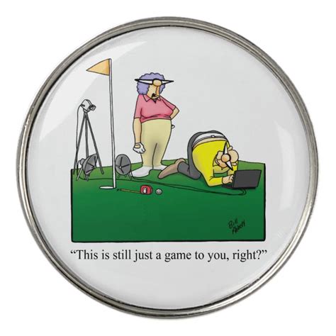 Funny Golf Humor Golf Ball Markers | Zazzle