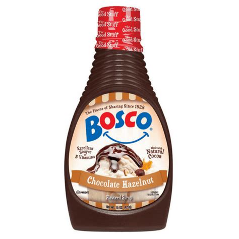 Buy Bosco Chocolate Hazelnut Syrup At Best Price - GrocerApp