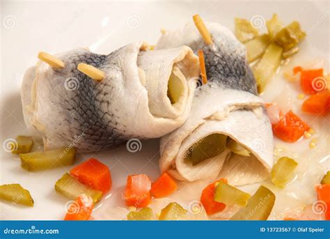 Rollmops herring stock image. Image of food, onion, mustard - 13723567