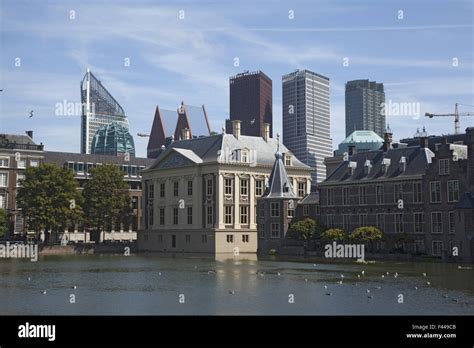 The exterior of the Binnenhof, or Netherlands Parliament building in ...