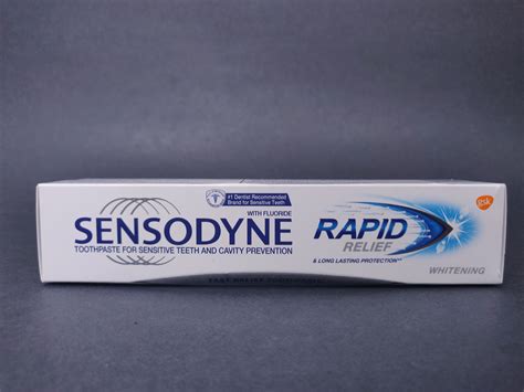 Sensodyne Rapid Relief Toothpaste w. Fluoride - 3.4 oz | Silver Rod ...