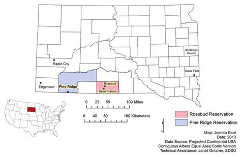 Rosebud and Pine Ridge Reservations in south-central South Dakota. We ...