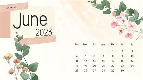 June 2023 Calendar Wallpapers HD Free Download