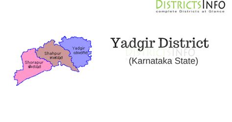 Yadgir District With Talukas in Karnataka State