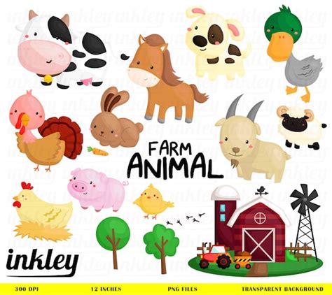 Farm Animal Clipart Farm Animal Clip Art Farm Animal Png