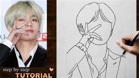 Pencil Sketch Drawing Of BTS (Jungkook) Drawing Tutorial, 52% OFF