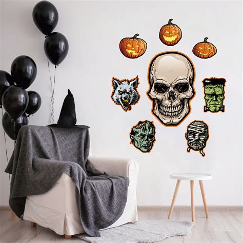 Halloween: Monster Faces Collection - Removable Wall Decals – Fathead