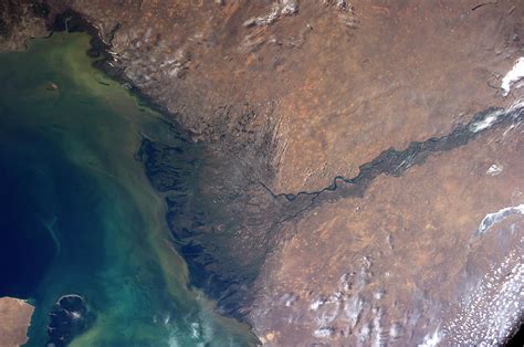 Volga River Delta Photograph by Nasa | Fine Art America