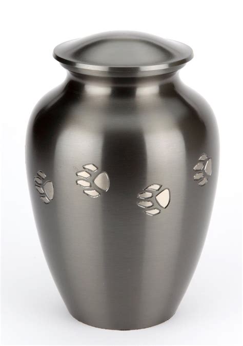 Urns UK Pet Cremation Memorial Urn Jarrow, Black 6' Small | Pet urns ...