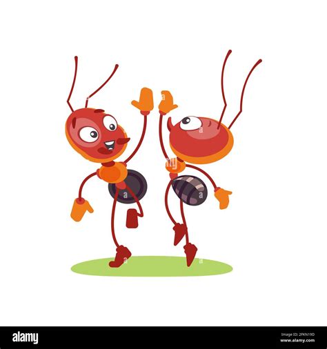 Fire ant teamwork in nature Stock Vector Images - Alamy