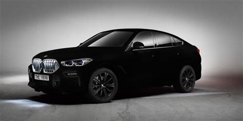 BMW X6 Gets a Blackest of Black Treatment with Paint That Eats Light