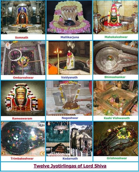 12 Jyotirlingas of Lord ShivShree Hindu Temple Leicester | Lord shiva ...