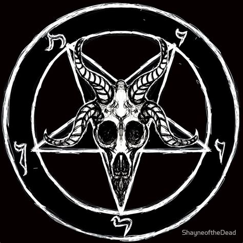 "Baphomet Pentagram" Canvas Prints by ShayneoftheDead | Redbubble