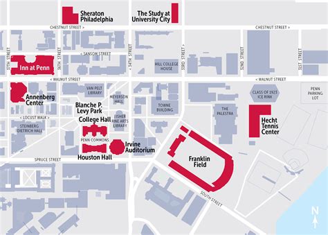 U Penn Campus Map - Allina Madeline