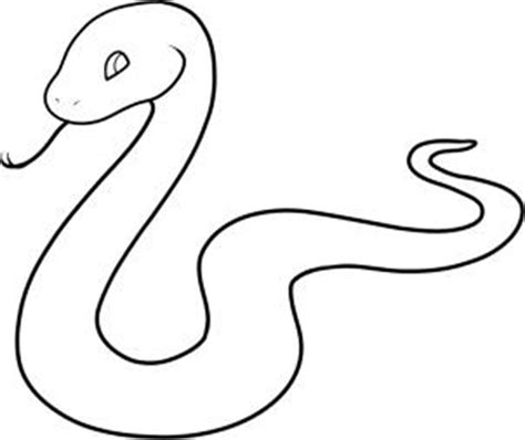 Snake Line Drawing - ClipArt Best