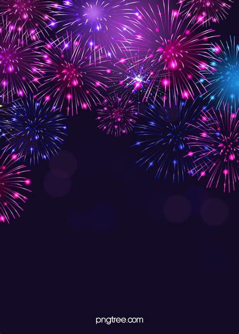 New Year Firework Party Celebration Background Wallpaper Image For Free ...