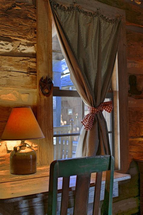 Outrageous Rustic Cabin Drapes Kitchen Curtains And Blinds