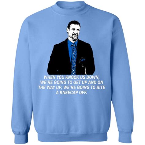 Dan Campbell Head Coach Bite A Kneecap Shirt | Allbluetees.com