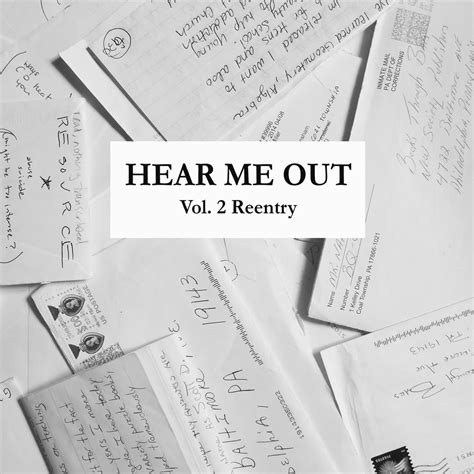 HEAR ME OUT Zine: Vol.2 Reentry (7"x8.5", 32 pages) | Books Through Bars