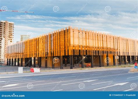 Court of Justice of the European Union Building in the Modern District ...