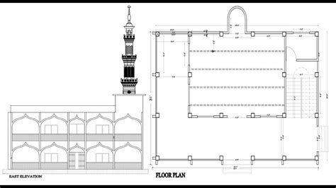 Simple Mosque Floor Plan - floorplans.click