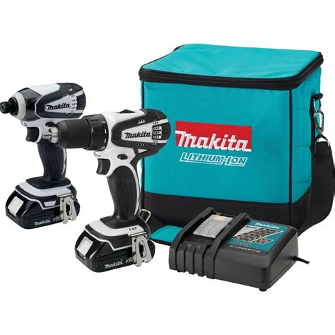 Makita 18-Volt Lithium-Ion Compact Combo Kit (2-Tool)-LCT200W - The ...