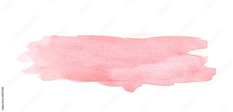 Watercolor brush stroke isolated Stock Photo | Adobe Stock