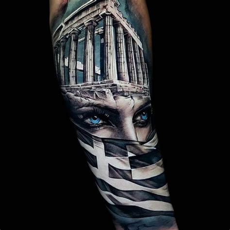 3D tattoo | Greek tattoos, Egypt tattoo, Greece tattoo