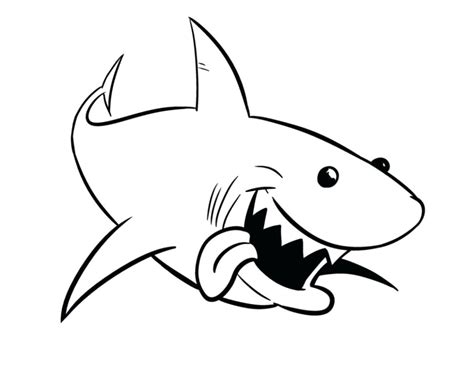 16+ Shark Coloring Pages Printable